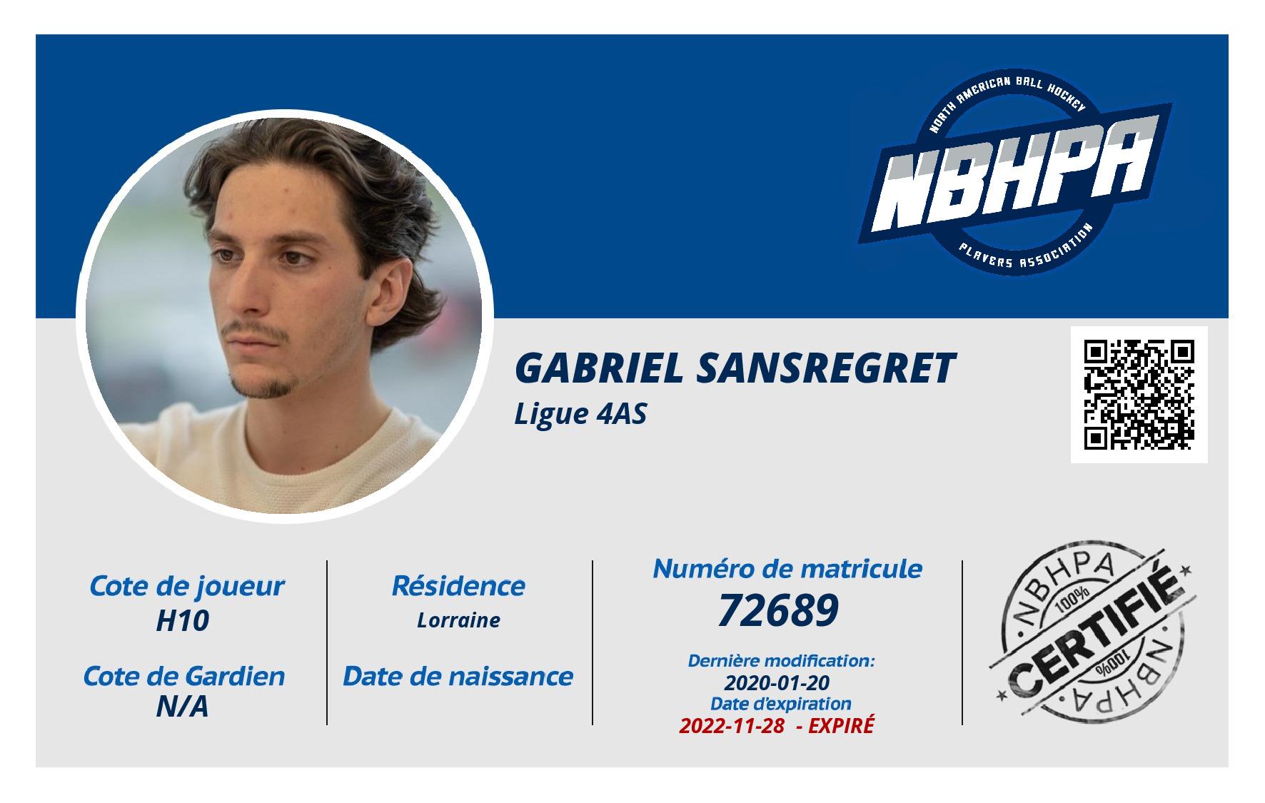 Gabriel Sansregret