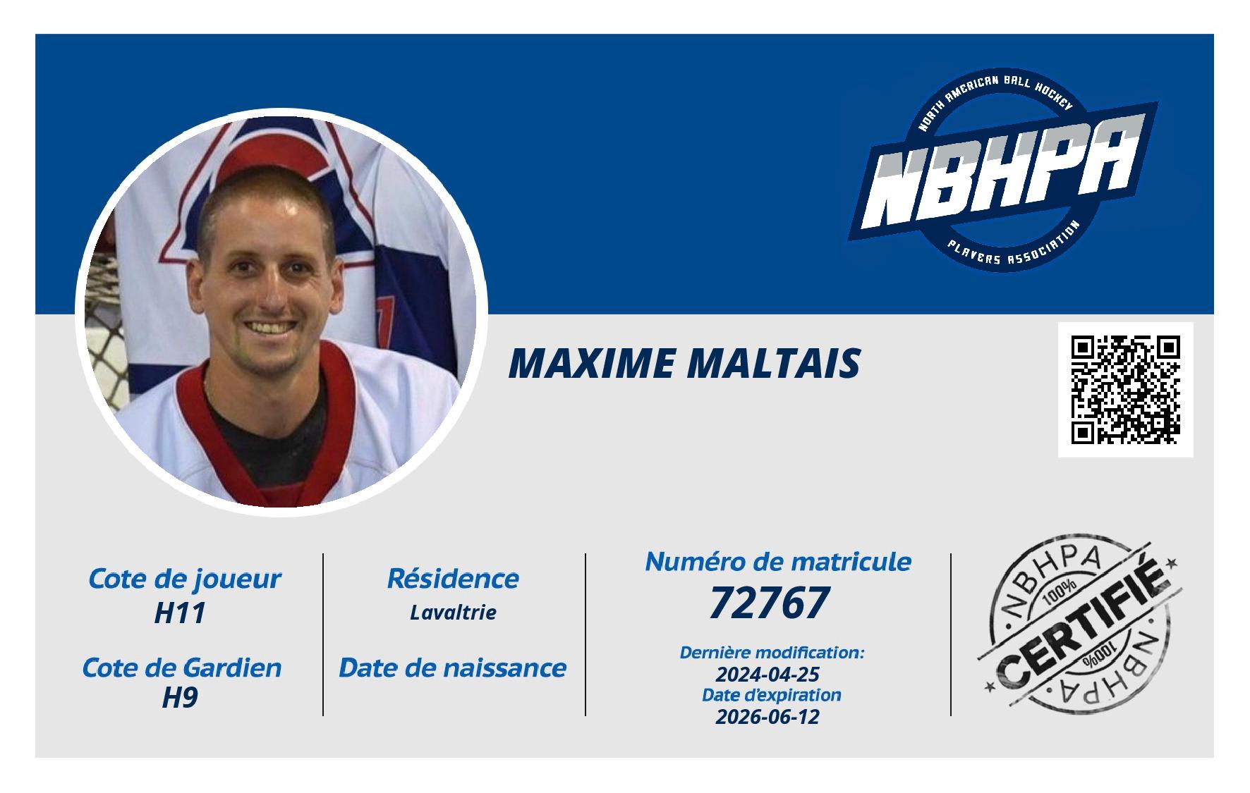 Maxime Maltais