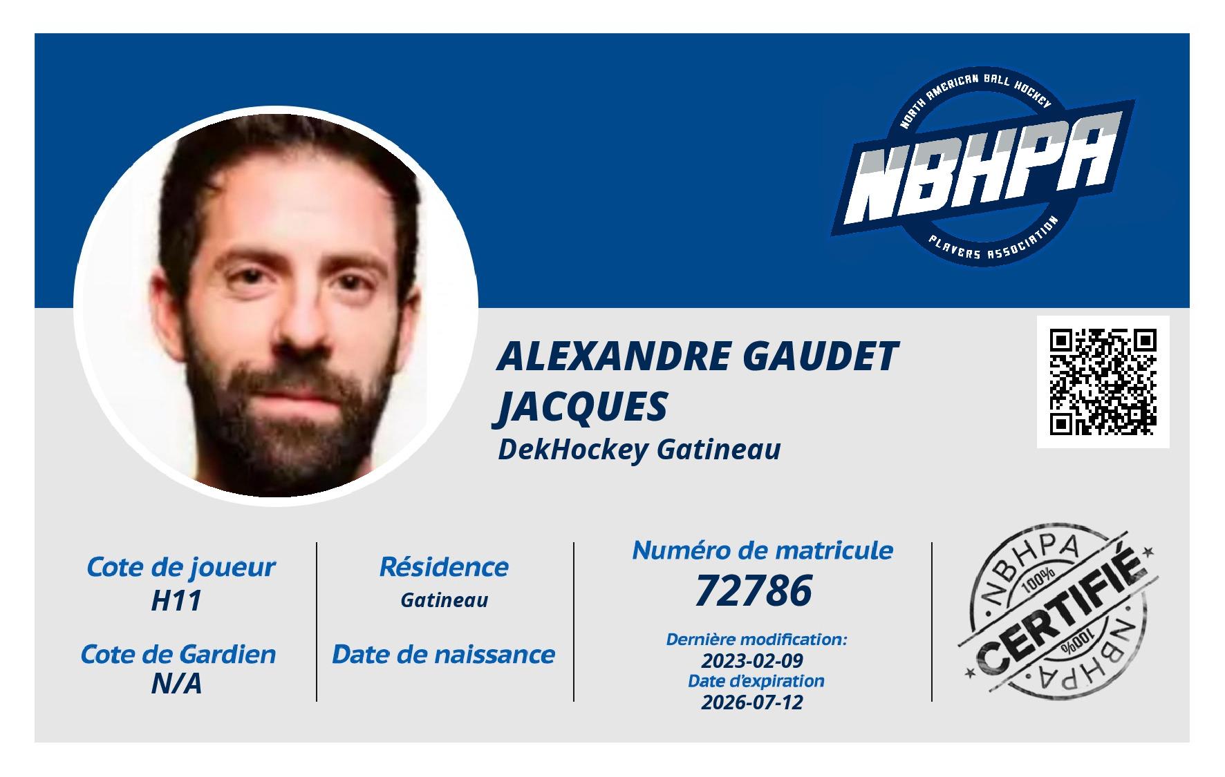 Alexandre Gaudet Jacques