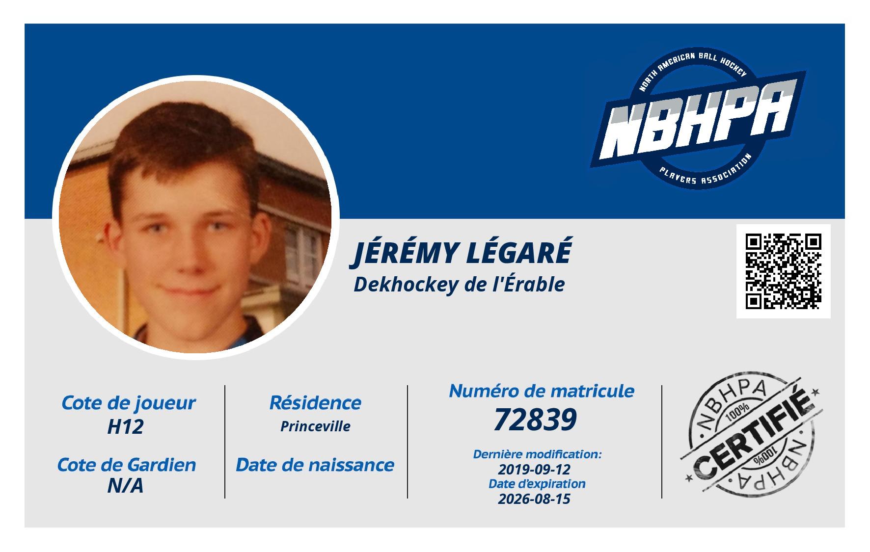 Jérémy Légaré