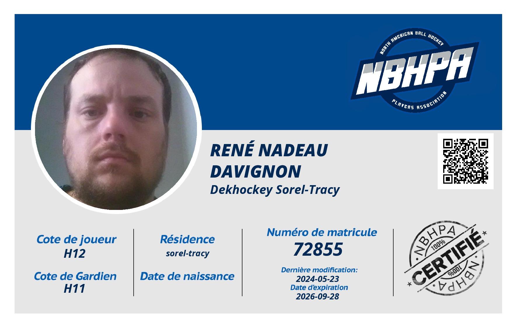 René Nadeau Davignon