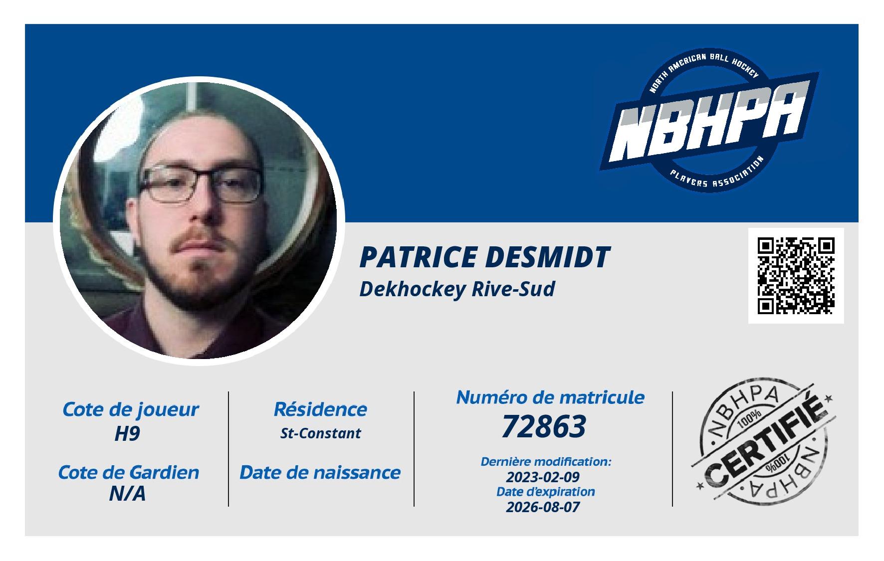 Patrice Desmidt