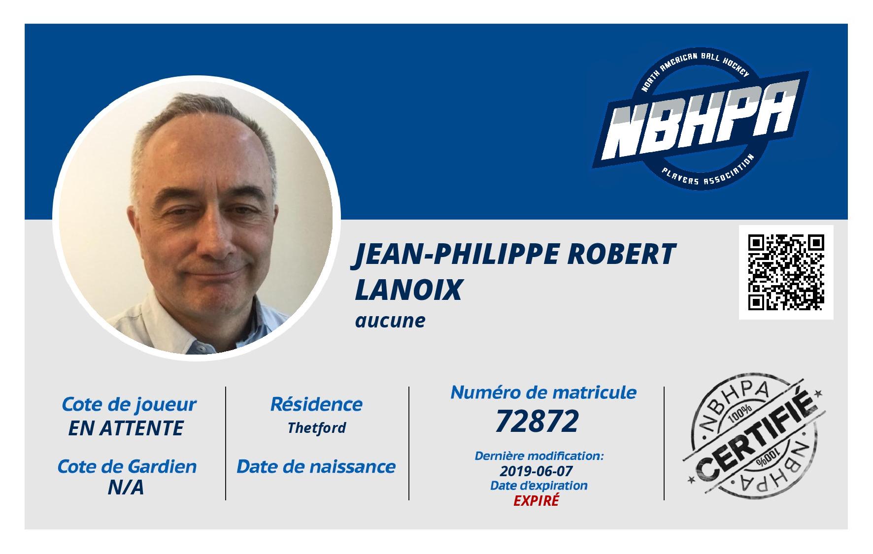 Jean-Philippe Robert Lanoix