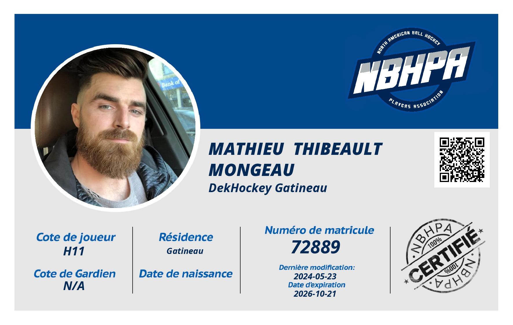 Mathieu  Thibeault Mongeau