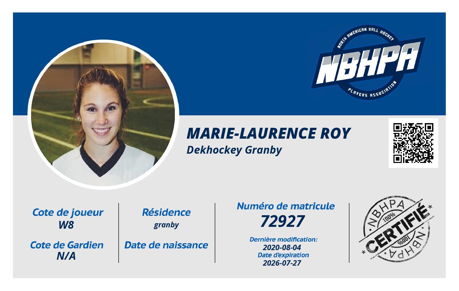Marie-Laurence Roy