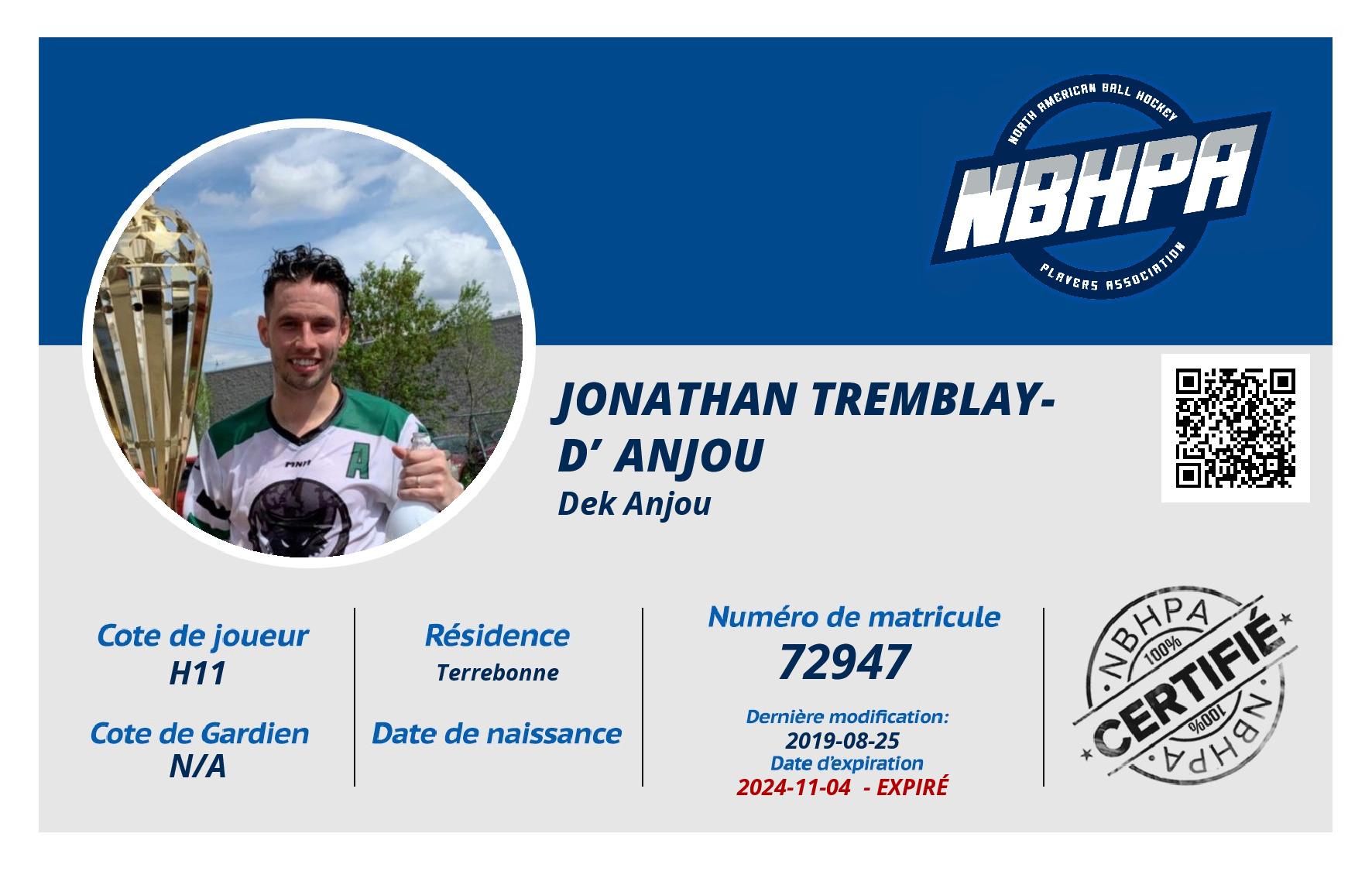 Jonathan Tremblay-D’Anjou 