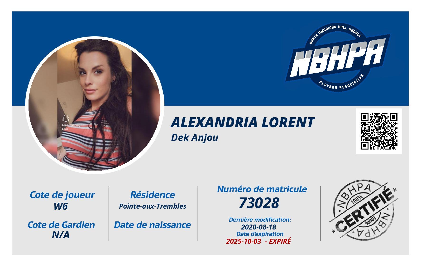 Alexandria Lorent