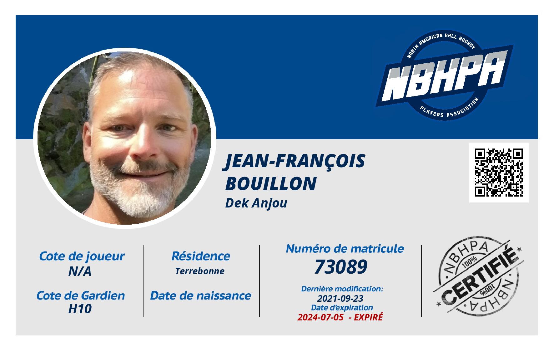 Jean-François  Bouillon 