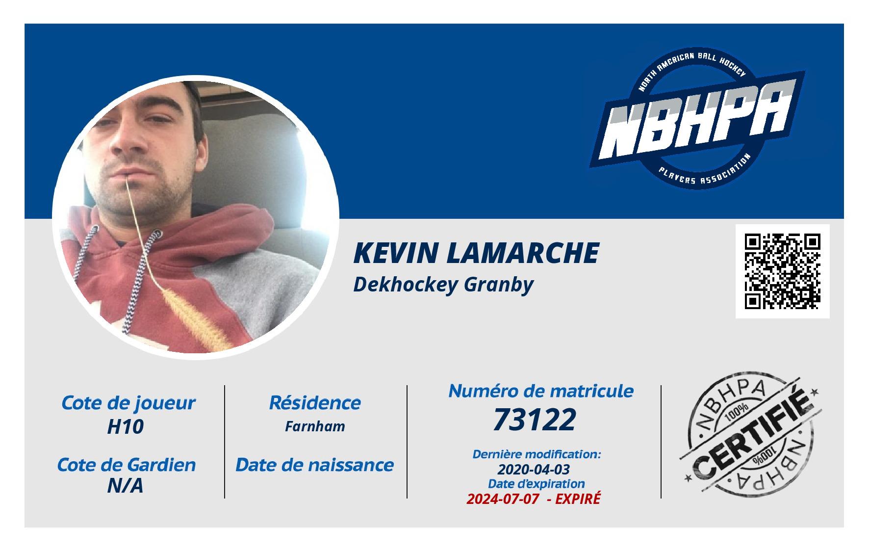 Kevin Lamarche
