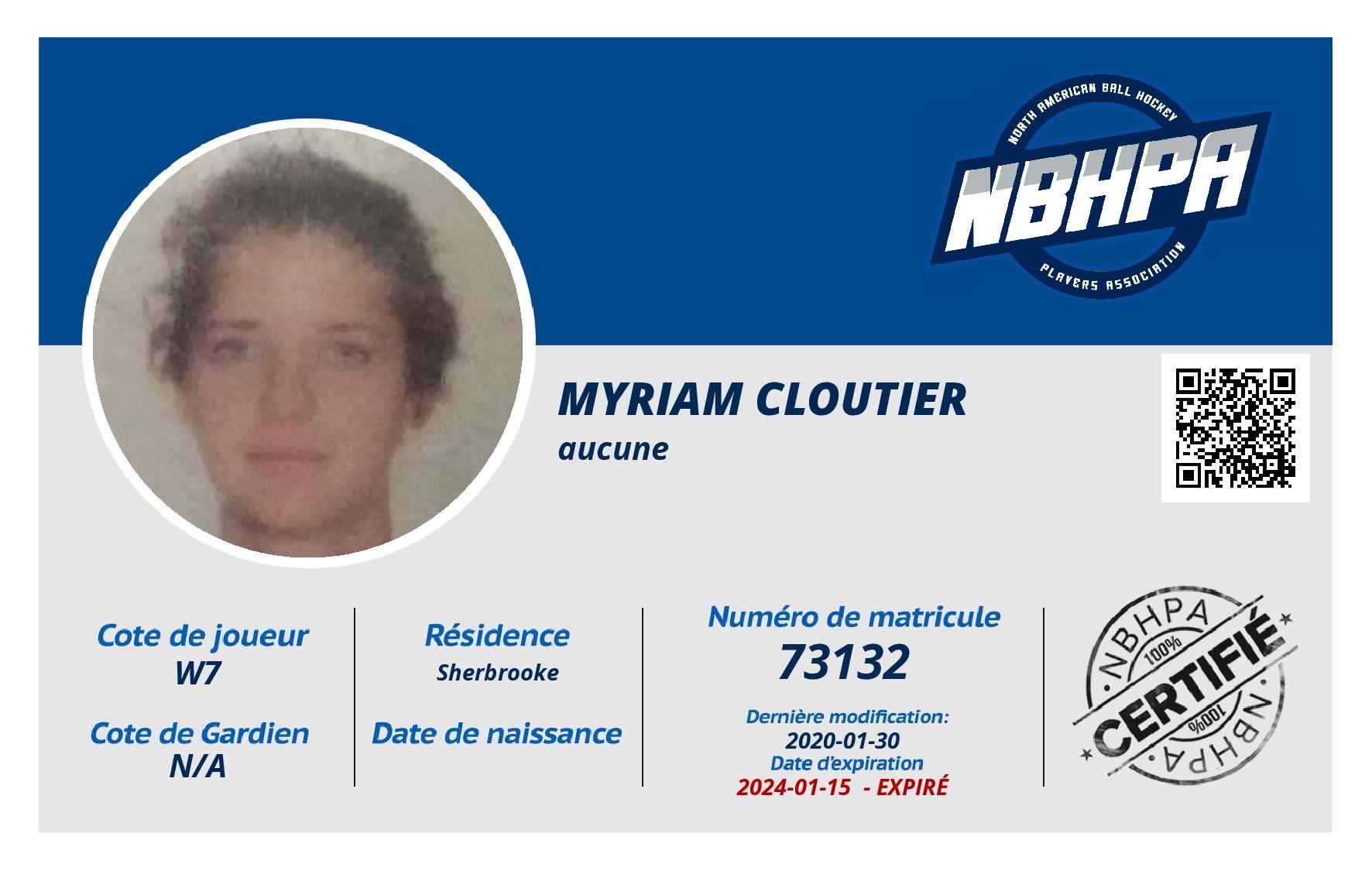 Myriam Cloutier