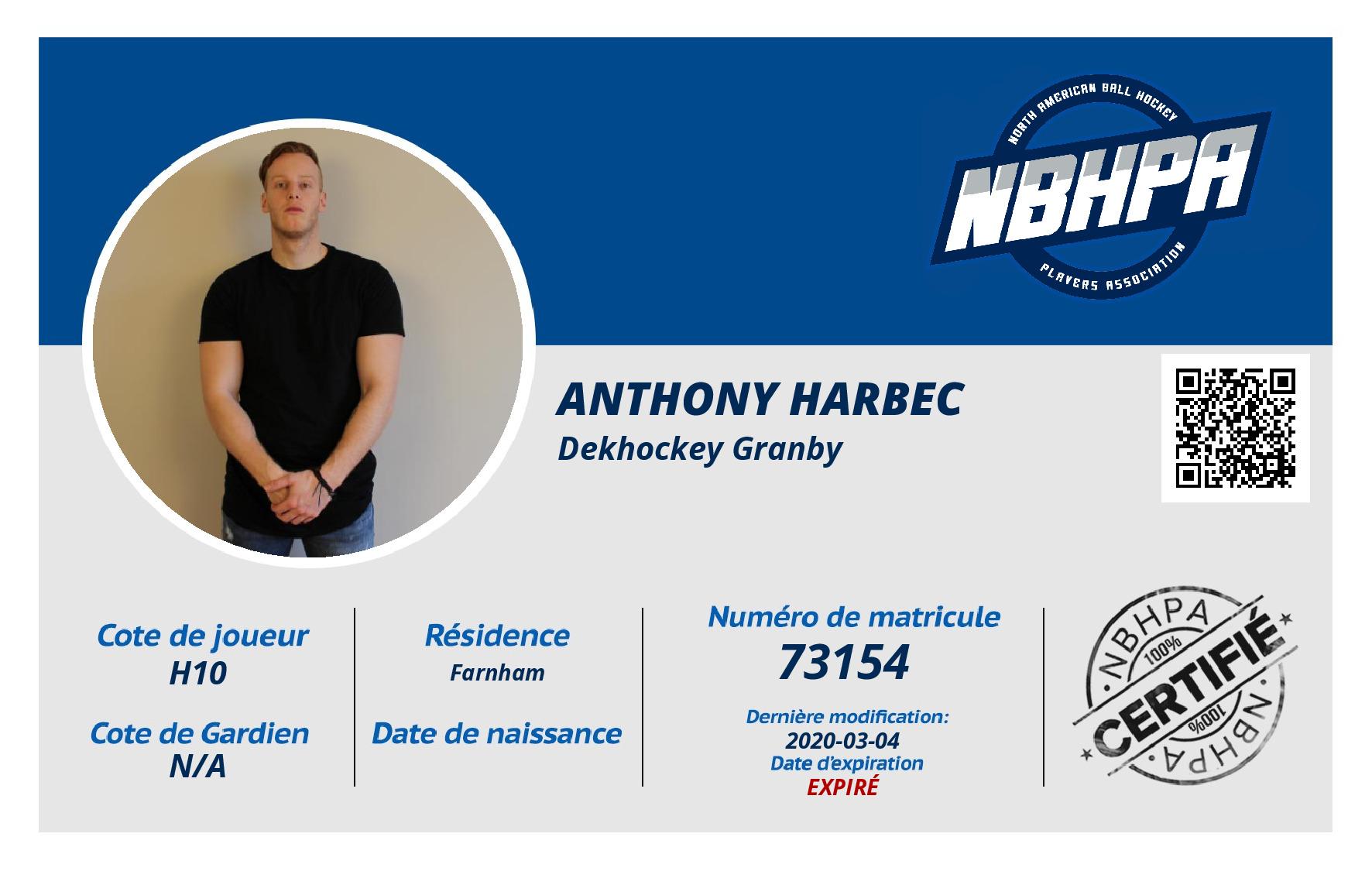 Anthony Harbec