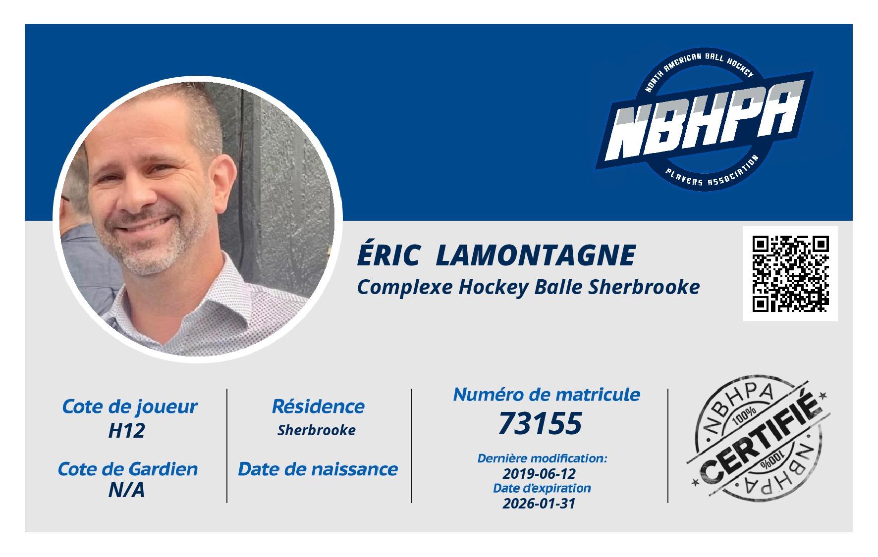 Éric  Lamontagne 