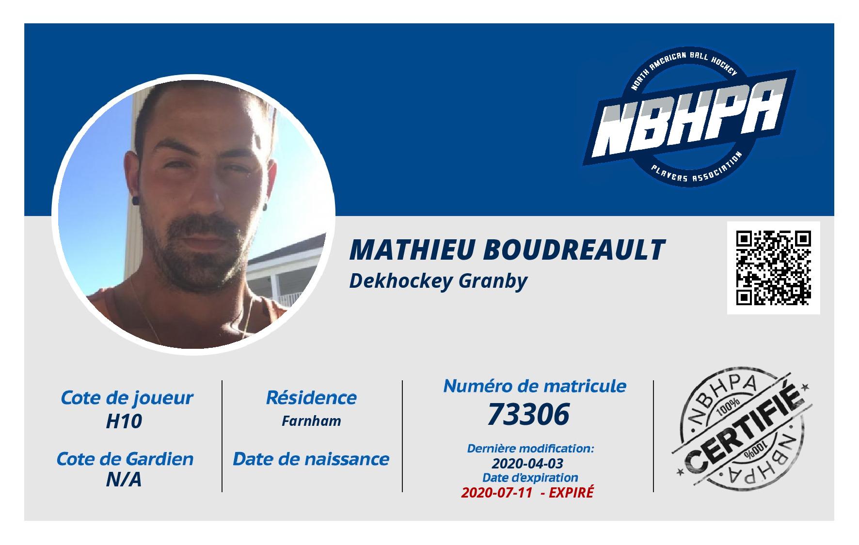 Mathieu Boudreault