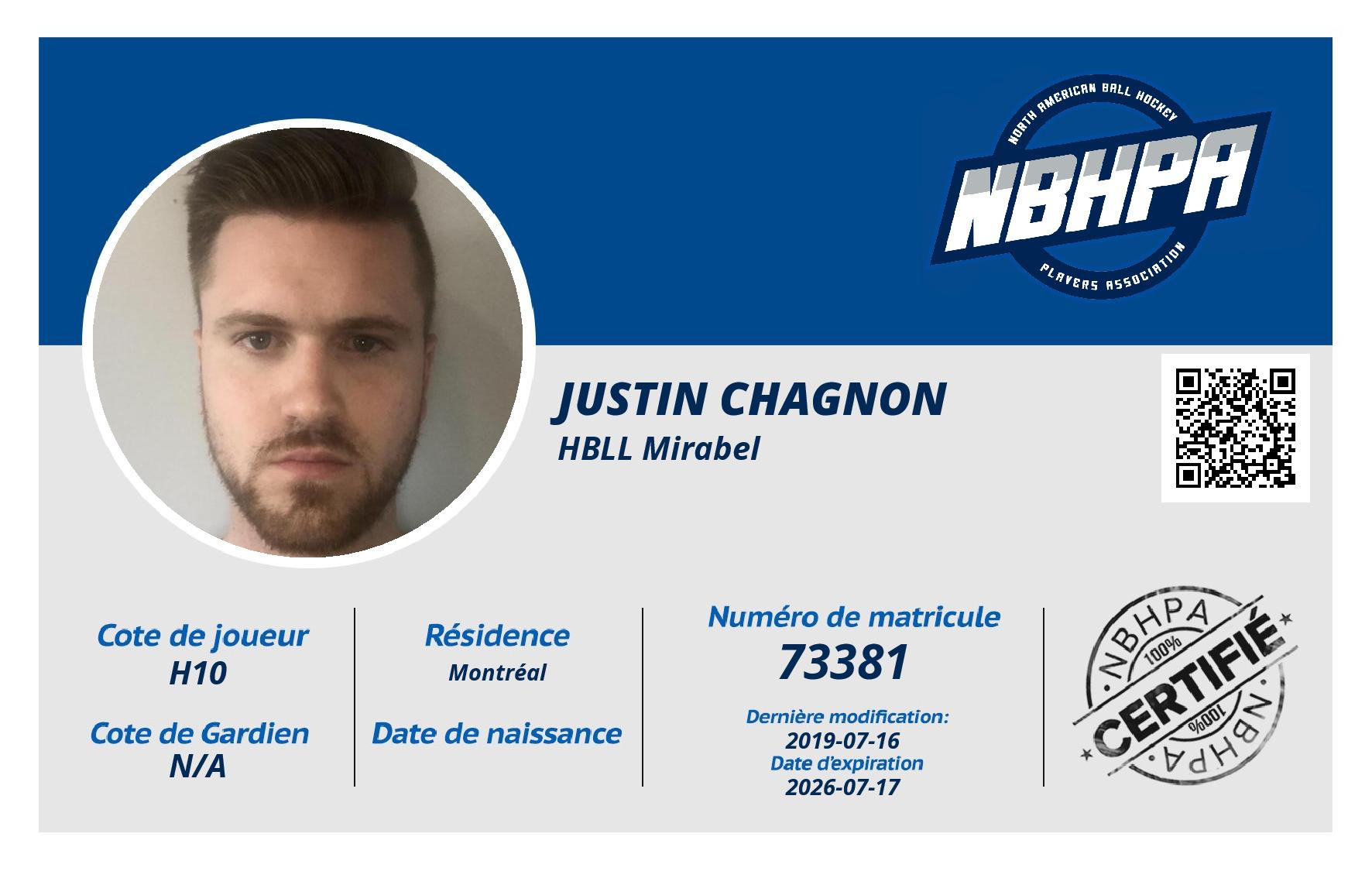 Justin Chagnon