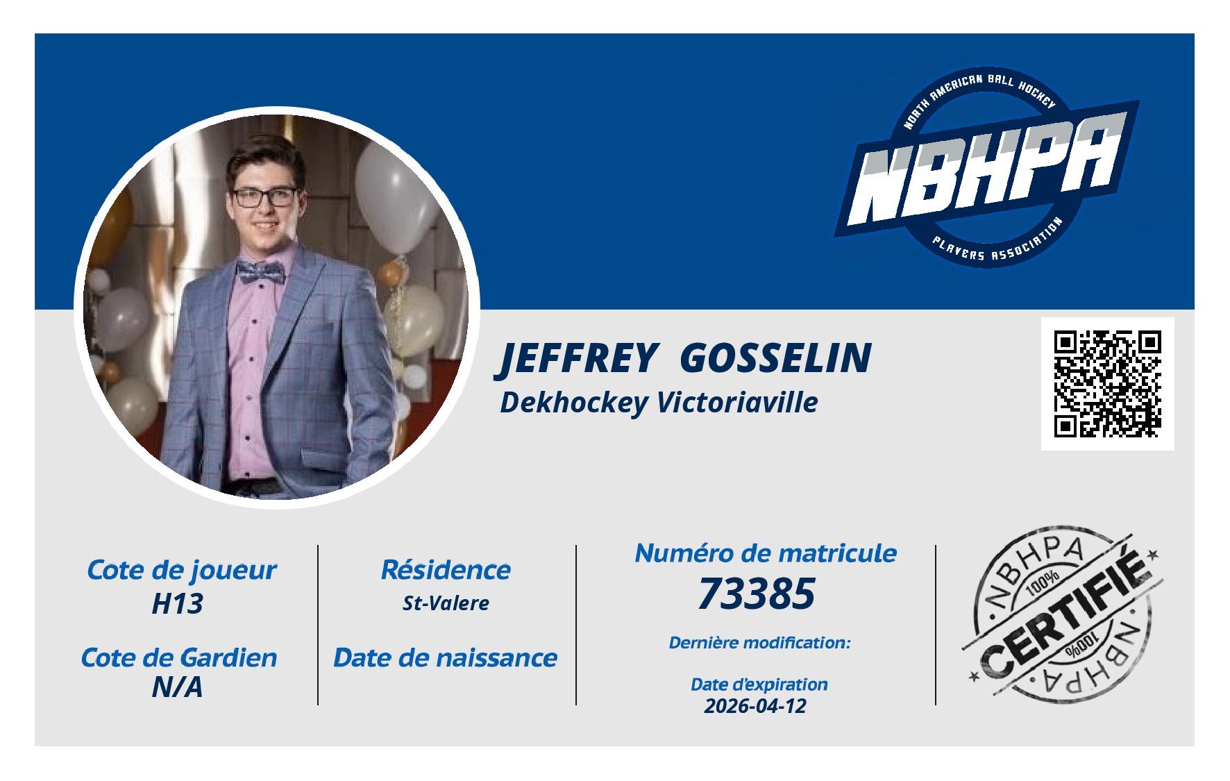 Jeffrey  Gosselin
