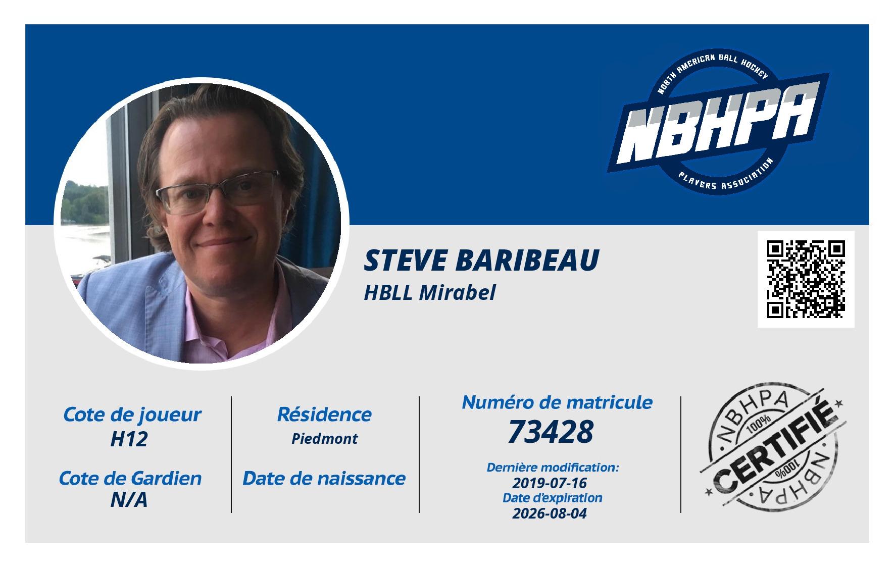 Steve Baribeau