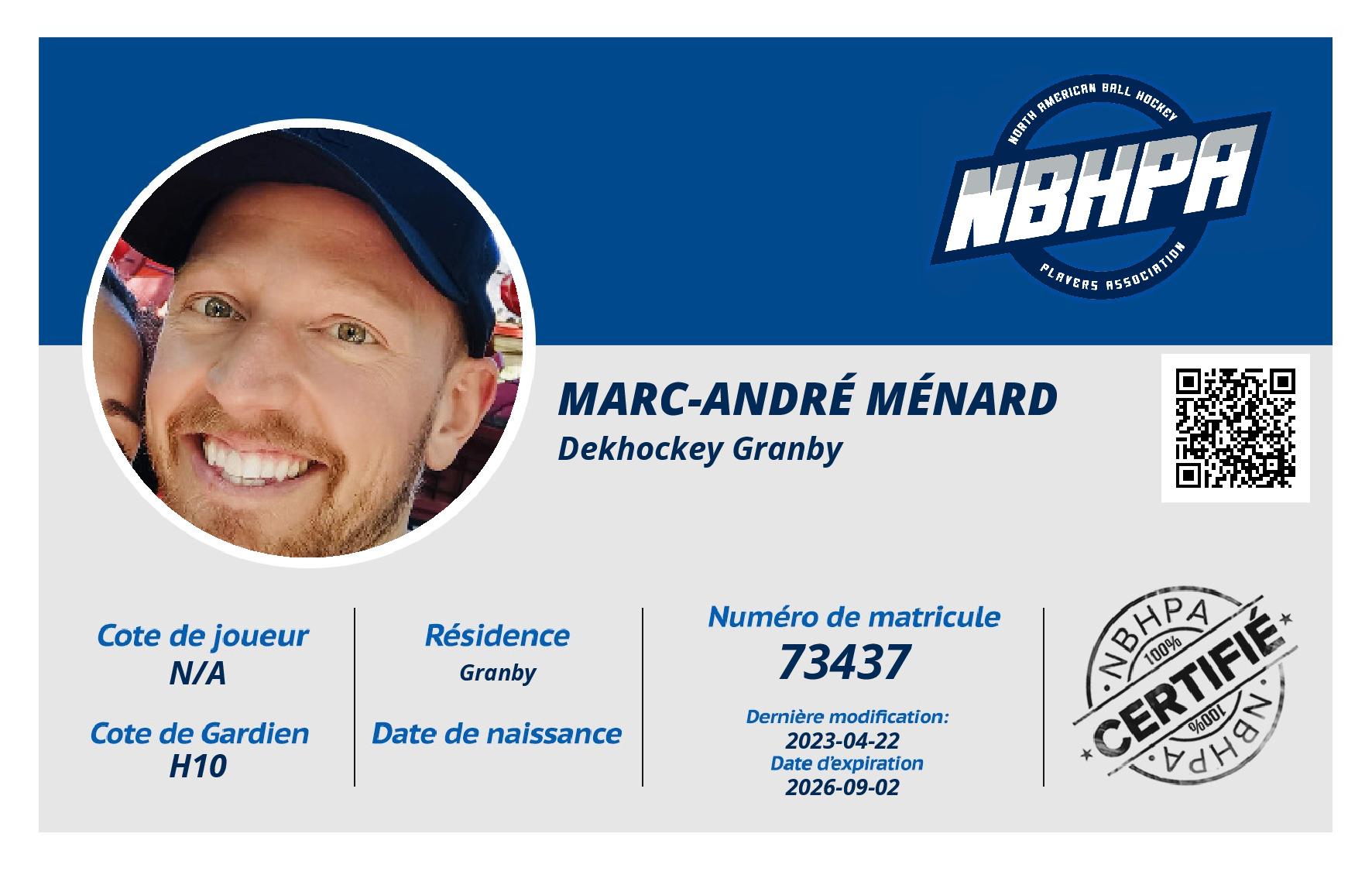 Marc-André Ménard