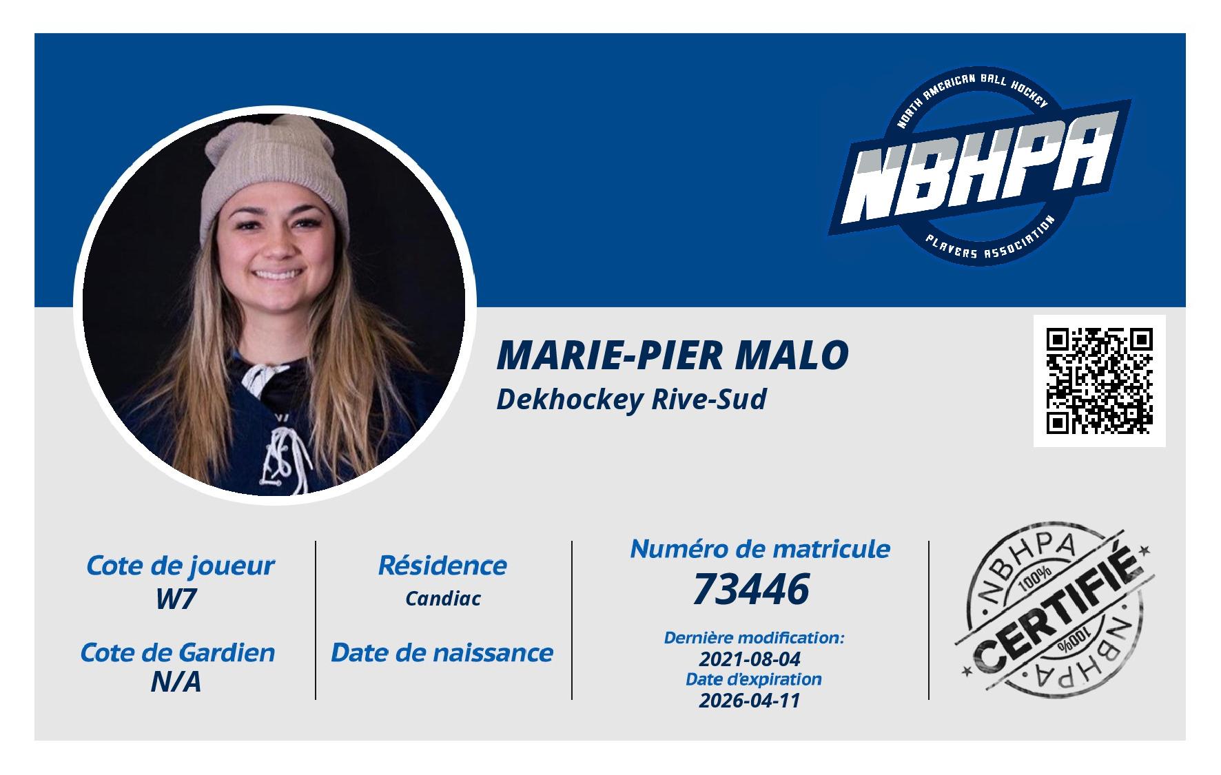 Marie-Pier Malo