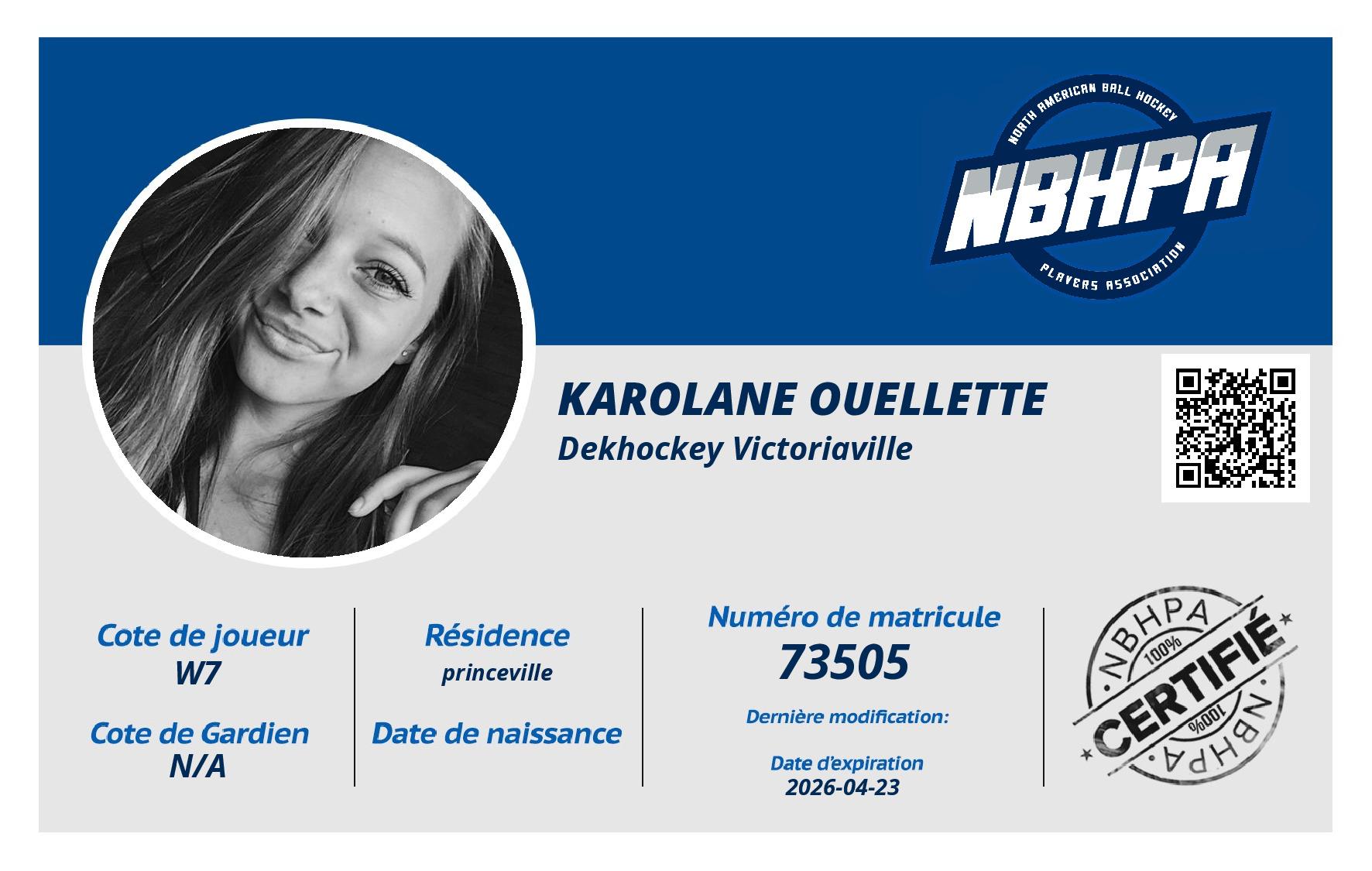 Karolane Ouellette