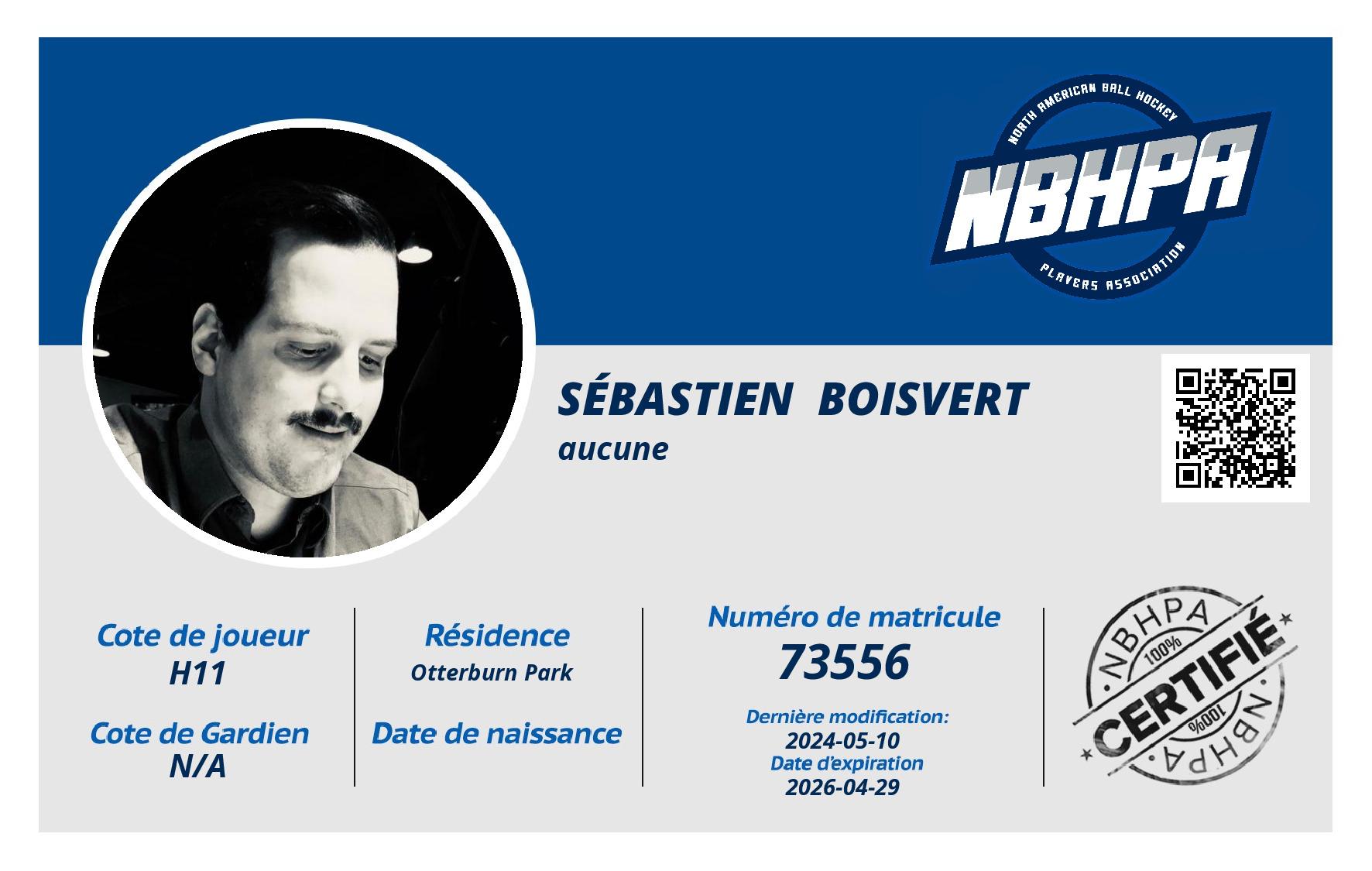 Sébastien  Boisvert