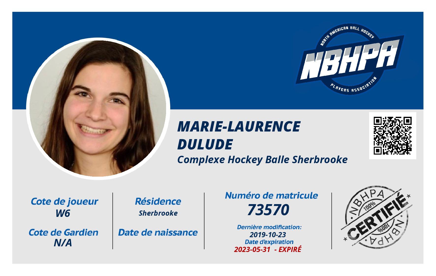 Marie-Laurence Dulude