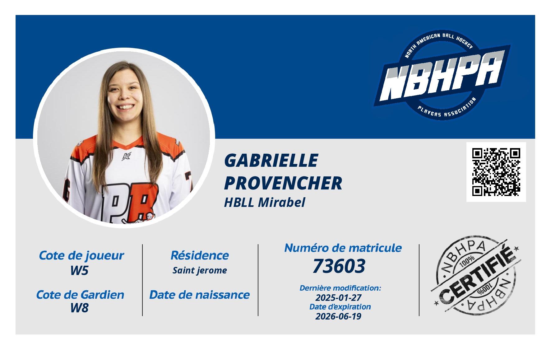 Gabrielle Provencher
