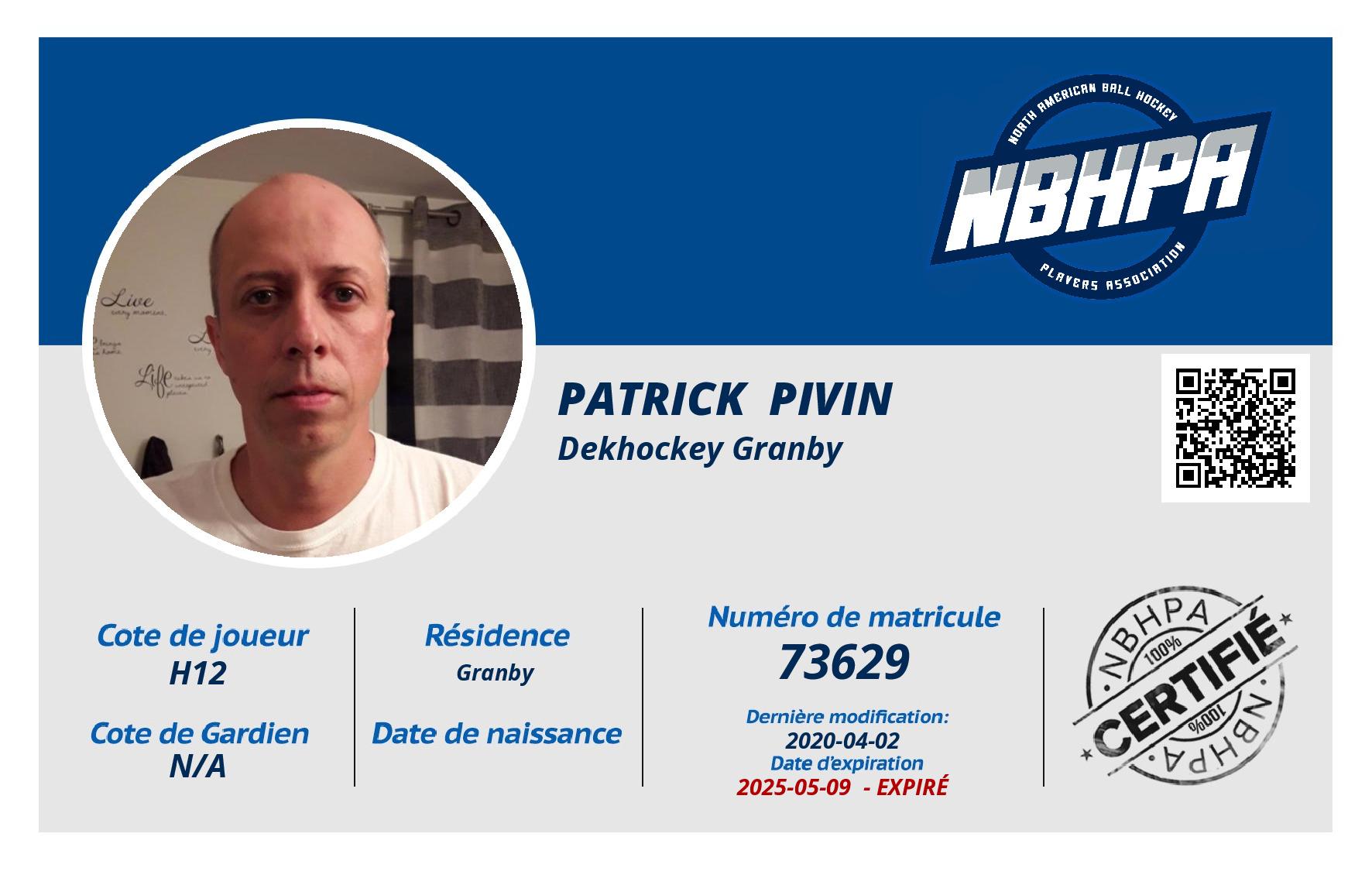 Patrick  Pivin 