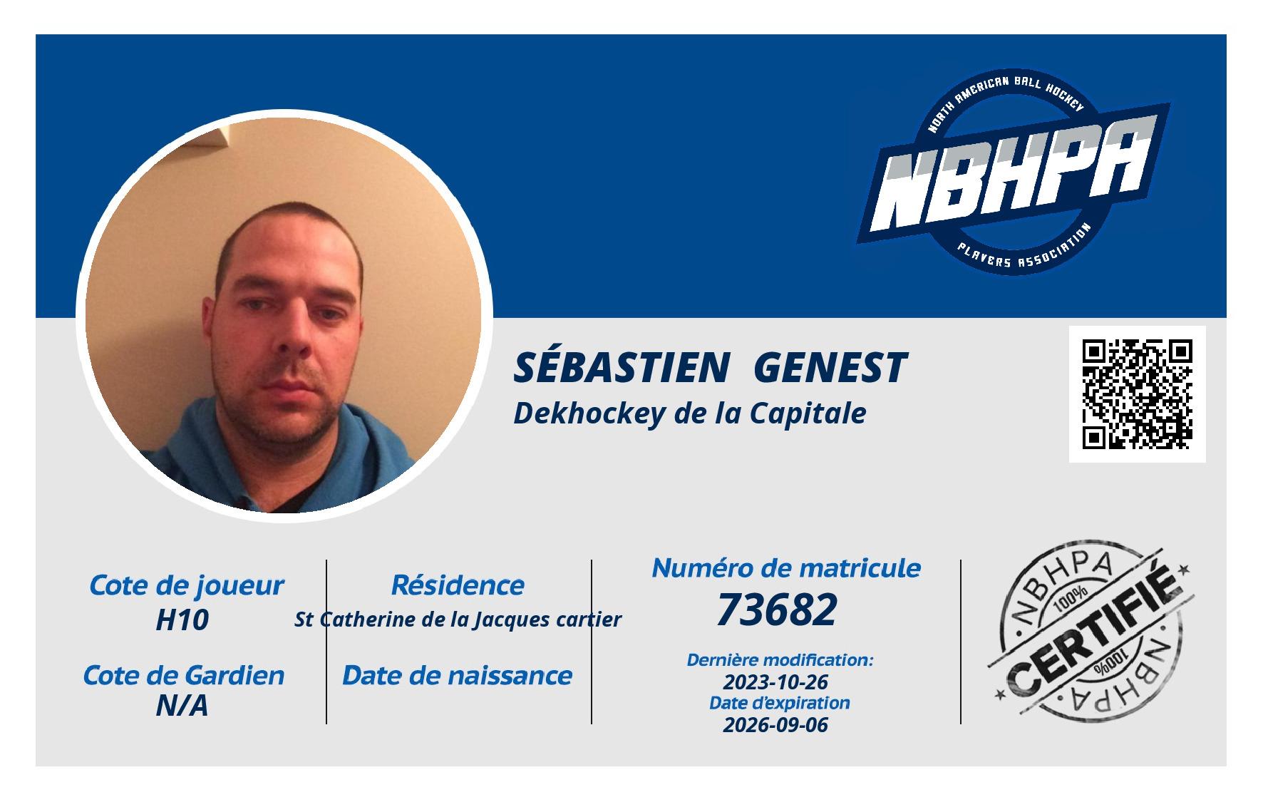 Sébastien  Genest