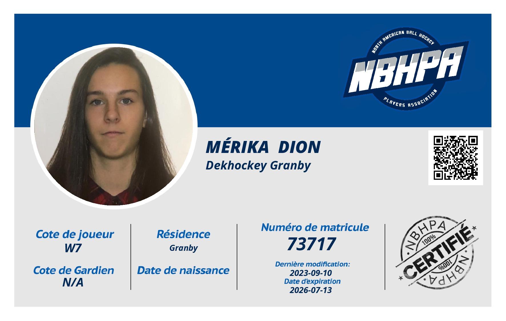 Mérika  Dion