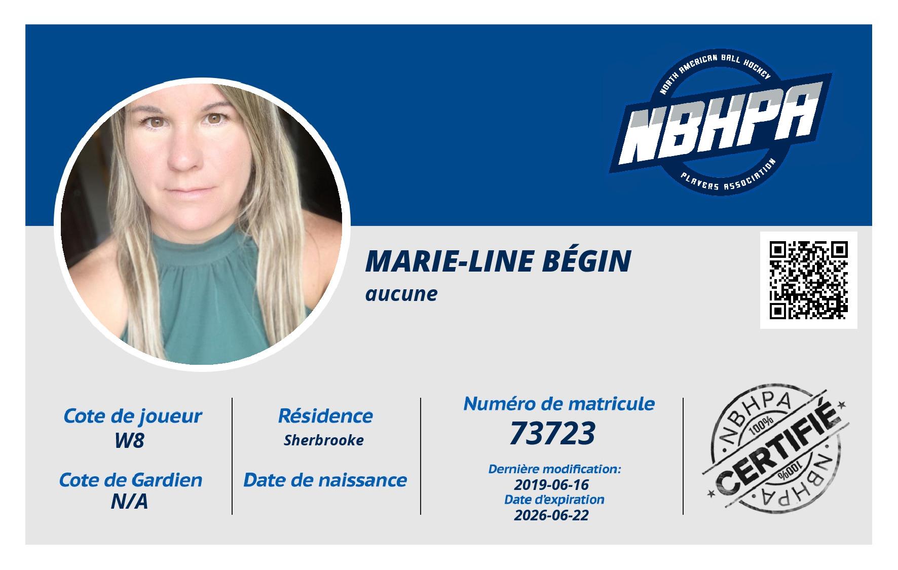 Marie-Line Bégin 