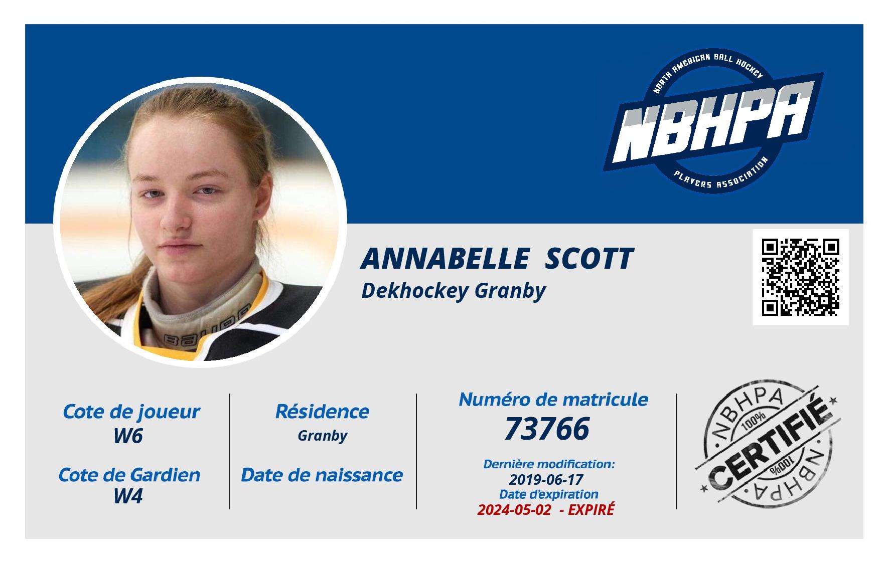 Annabelle  Scott