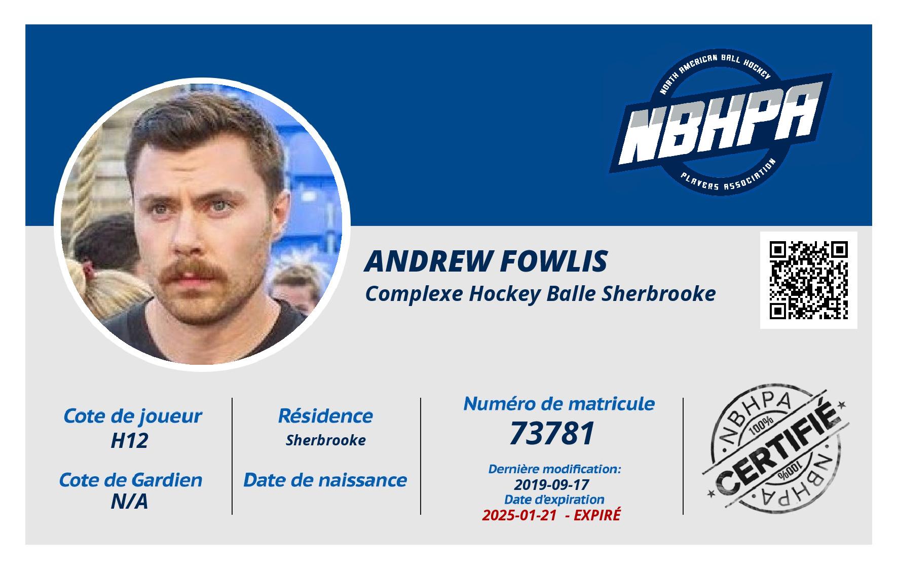 Andrew Fowlis