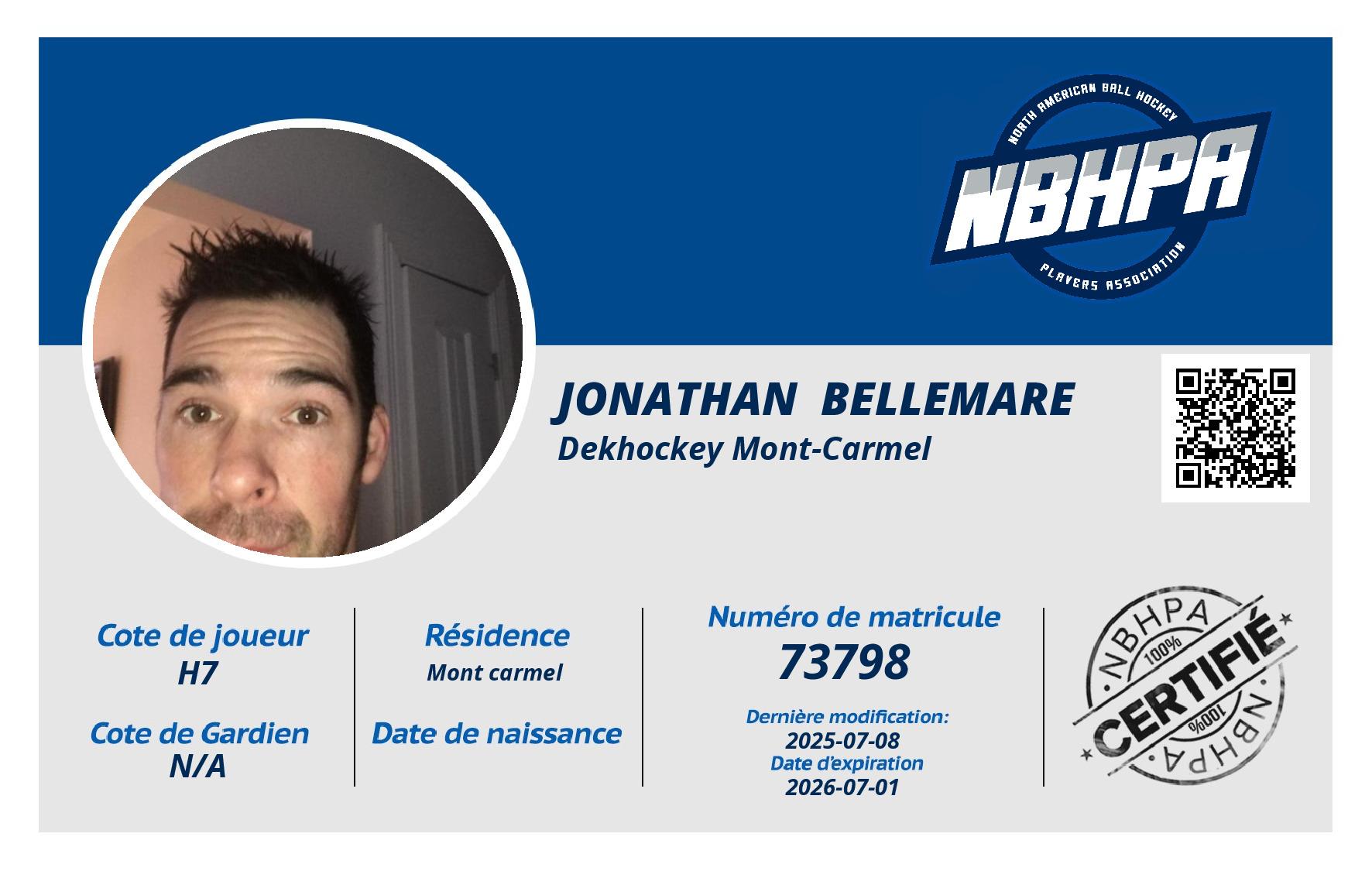 Jonathan  Bellemare 
