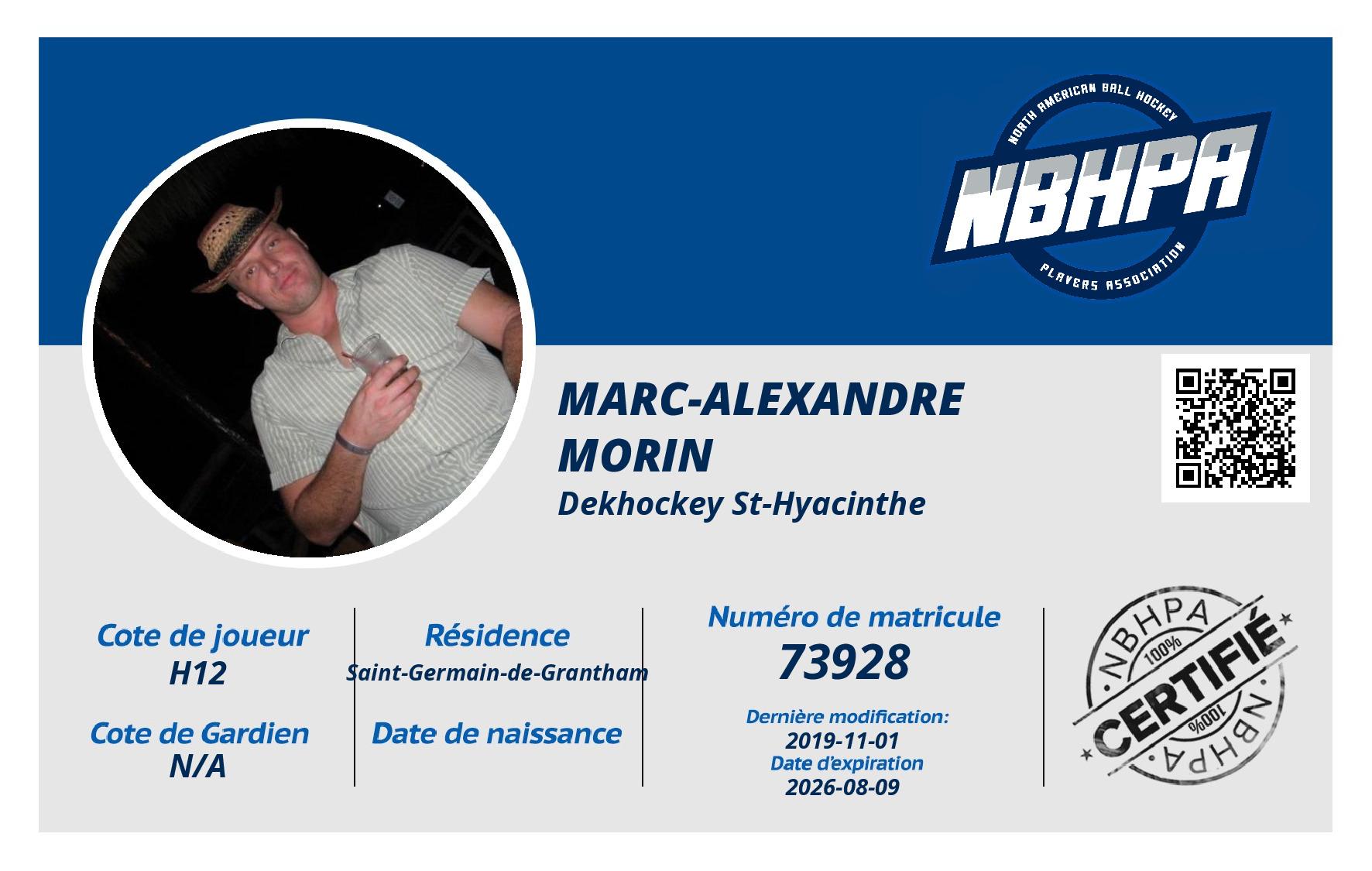 Marc-Alexandre  Morin 