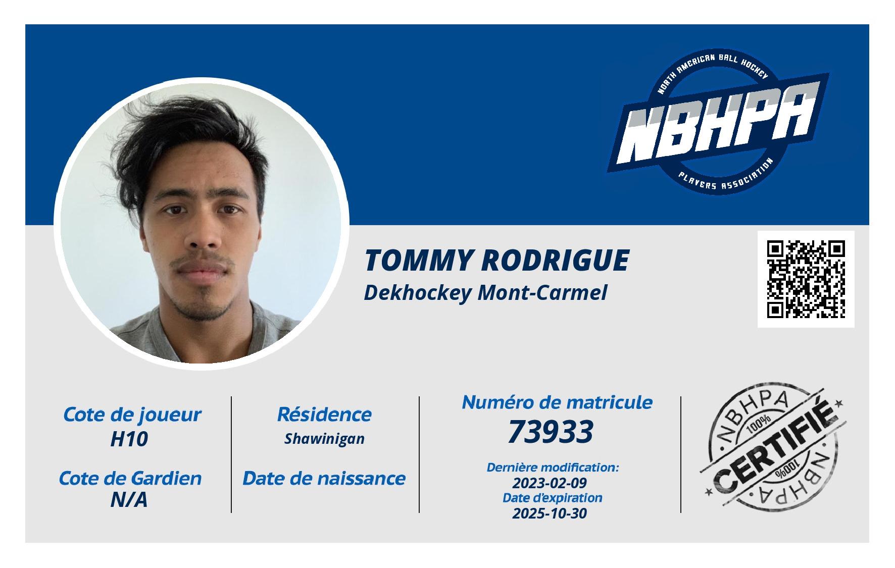 Tommy Rodrigue