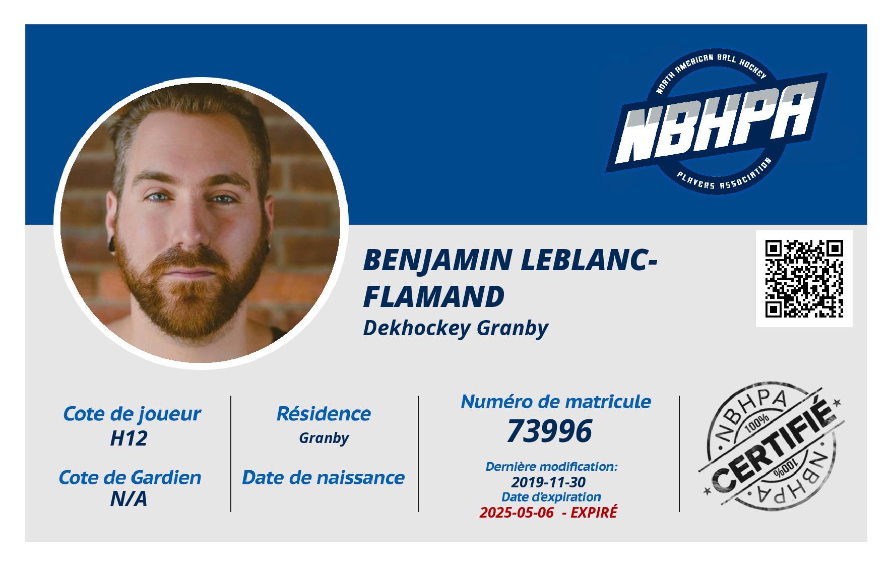 Benjamin Leblanc-Flamand