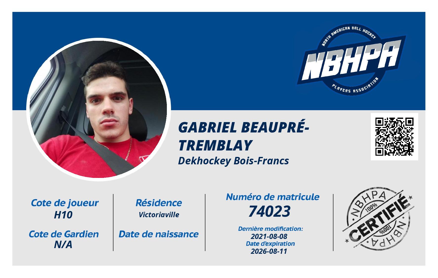 Gabriel Beaupré-Tremblay