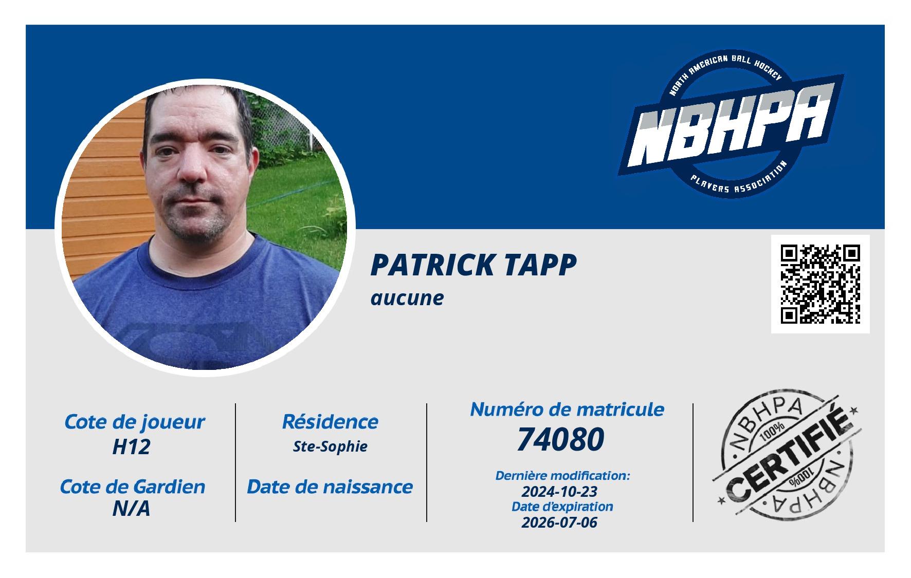 Patrick Tapp