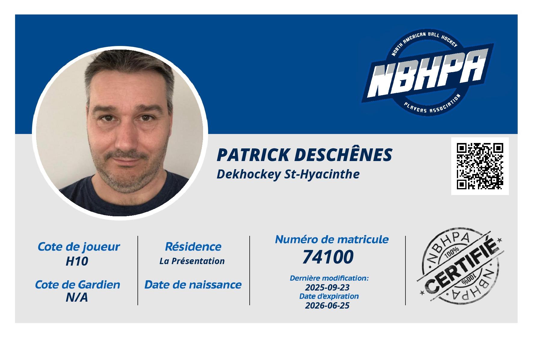 Patrick Deschênes 