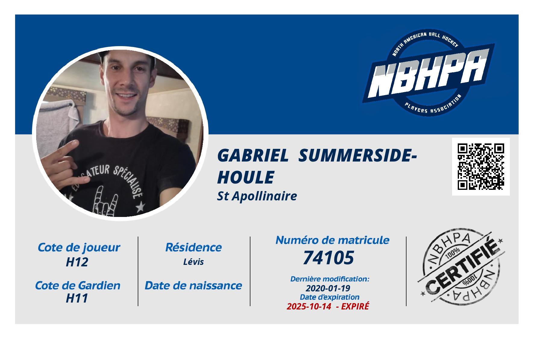Gabriel  Summerside-Houle
