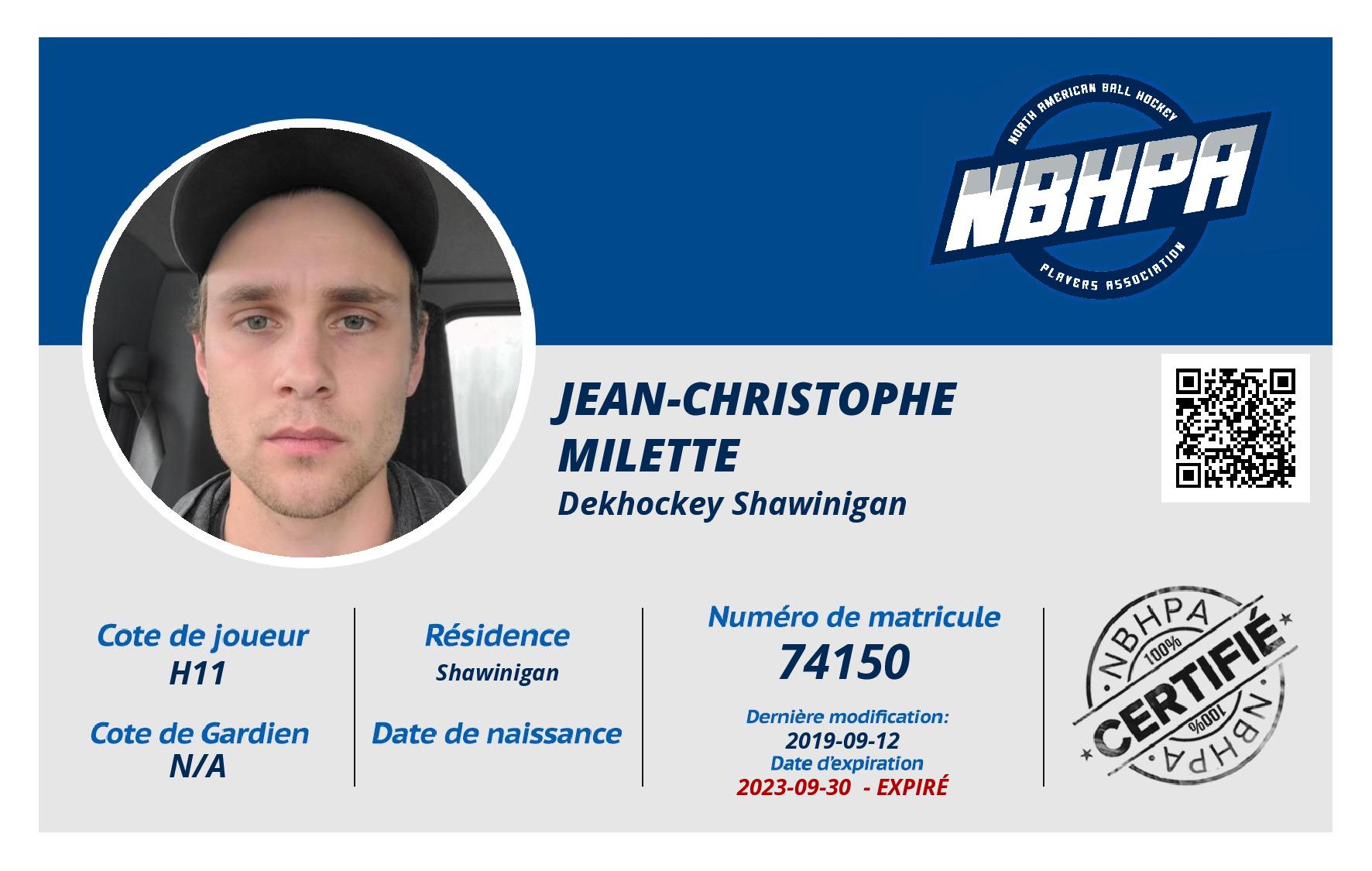 Jean-Christophe Milette