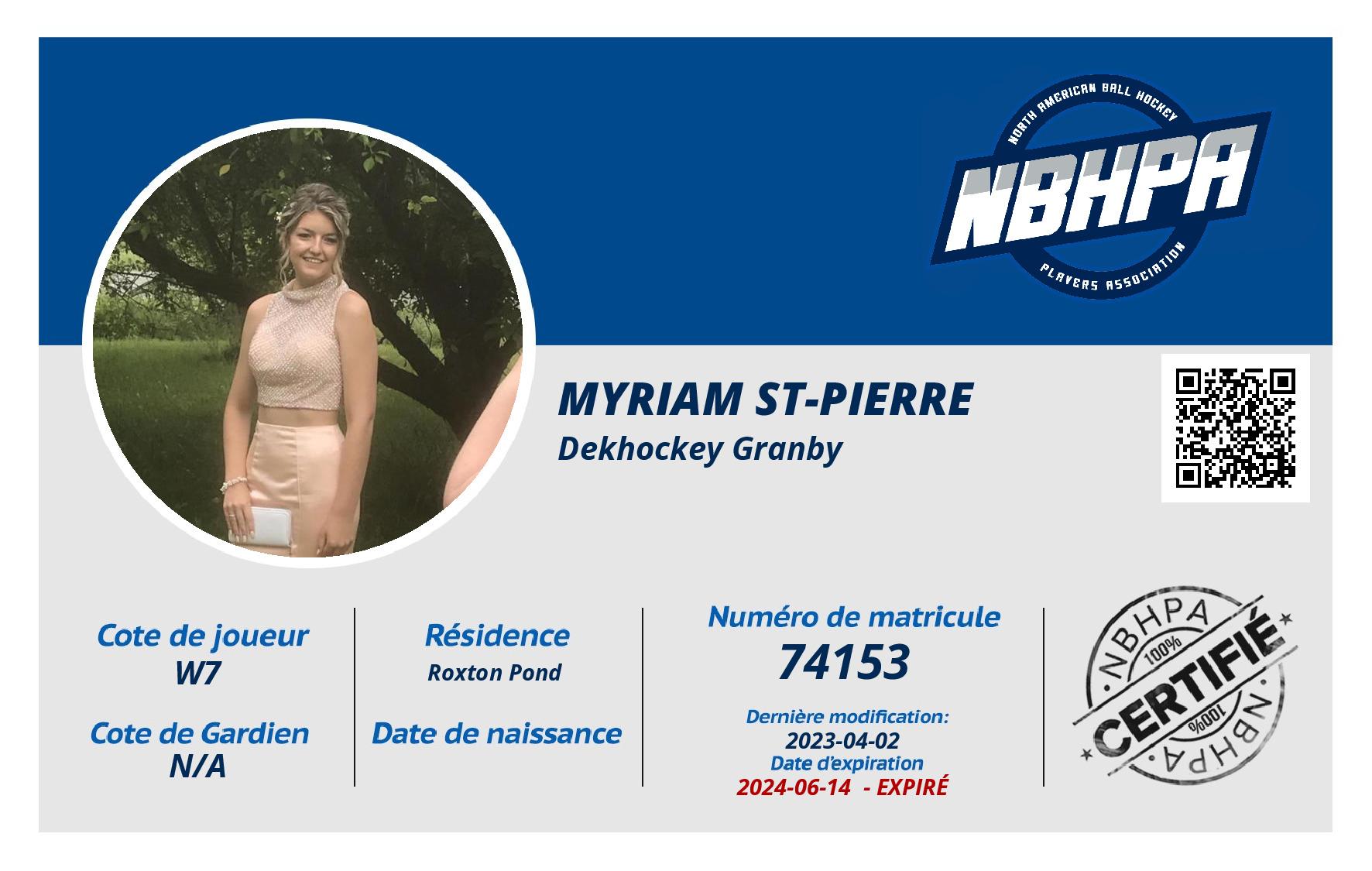 Myriam St-Pierre