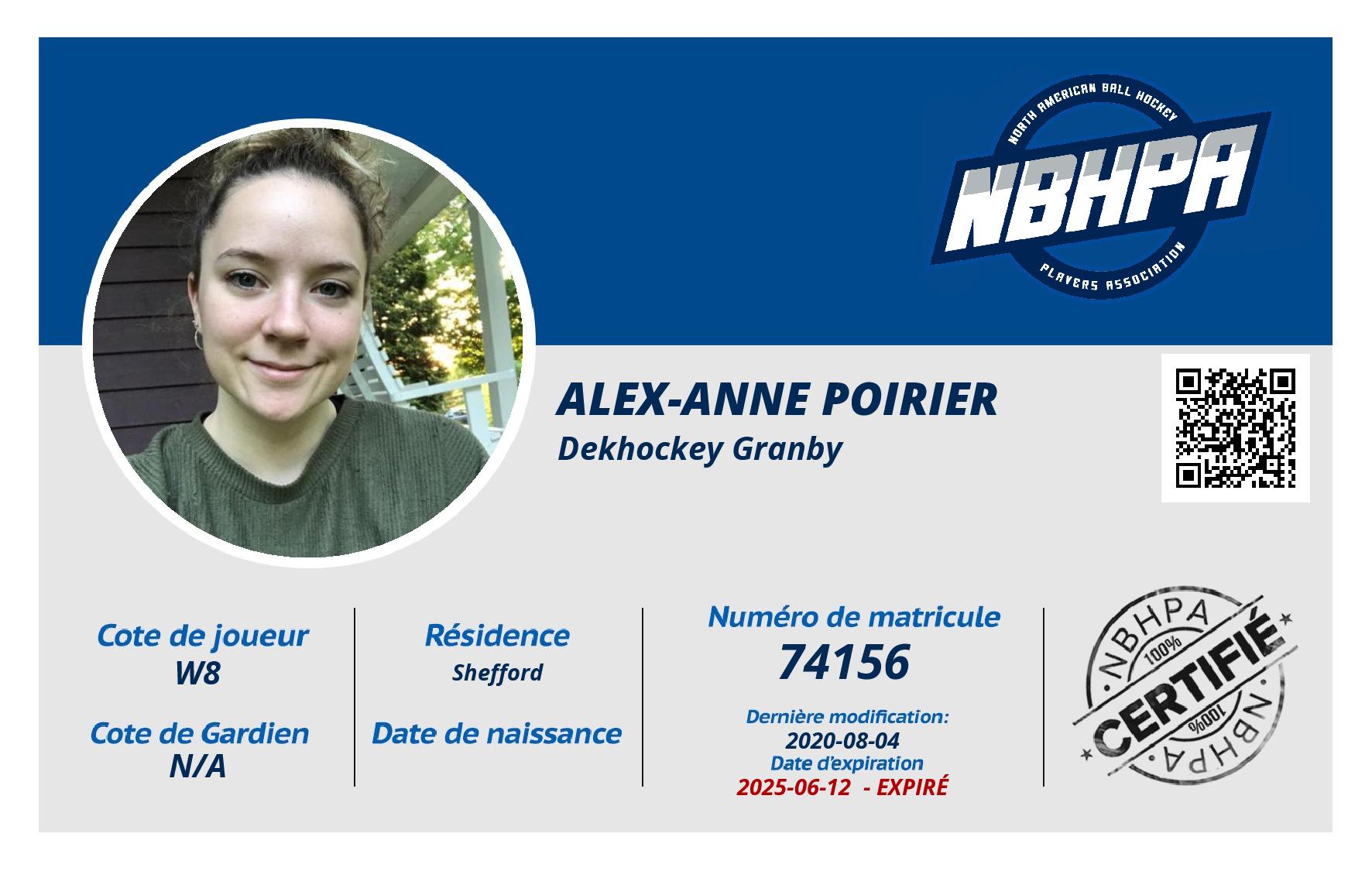 Alex-anne Poirier