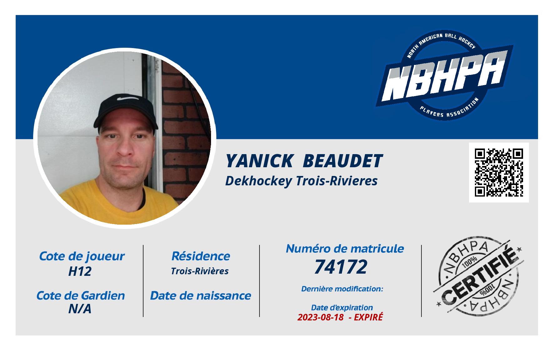 Yanick  Beaudet 