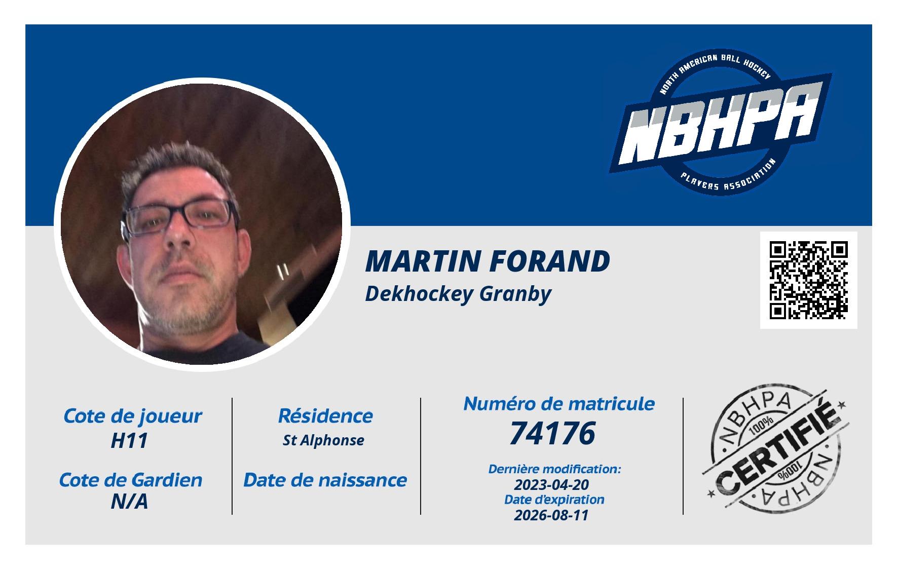 Martin Forand