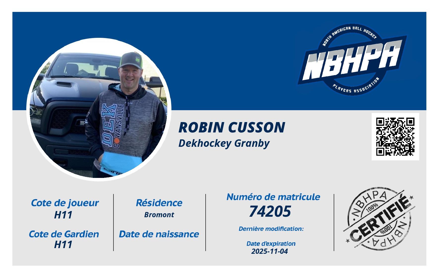 Robin Cusson