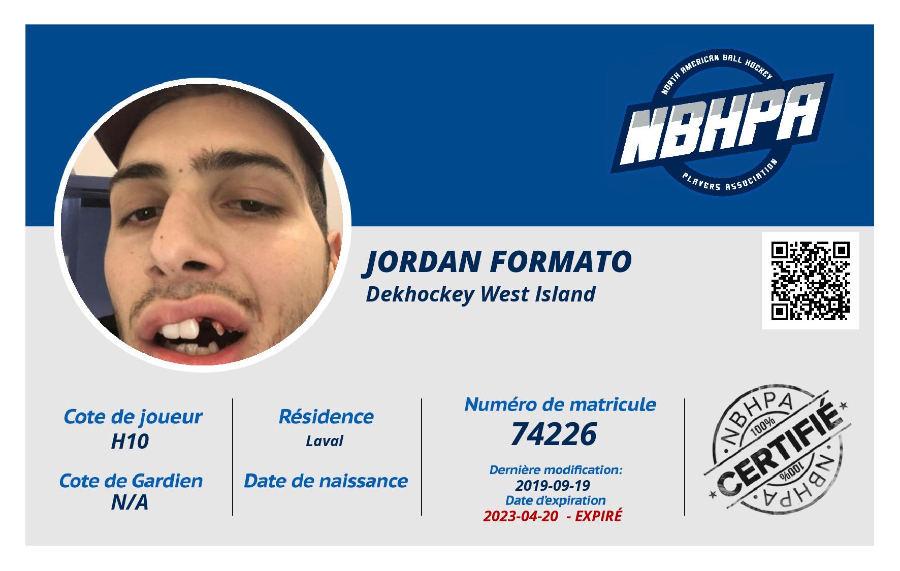 Jordan Formato