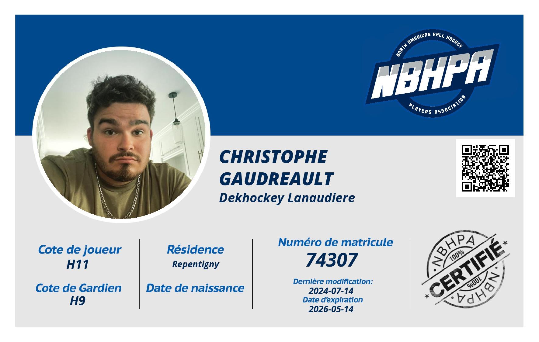 Christophe Gaudreault