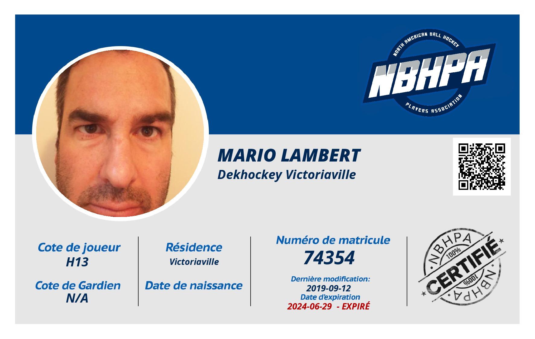 Mario Lambert