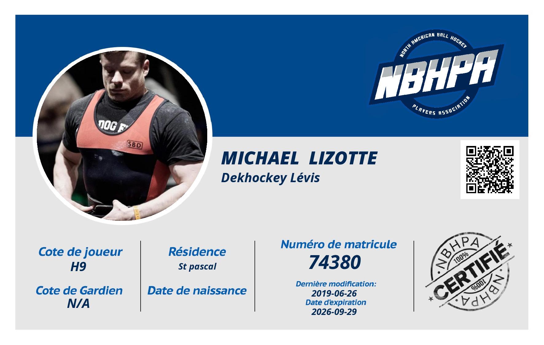 Michael  Lizotte